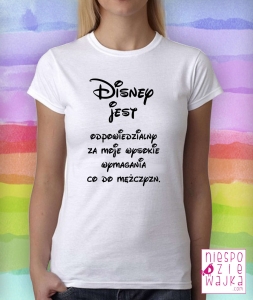Koszulka Disney jest odpowiedzialny za ... :)